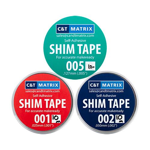 Steel shim shop tape